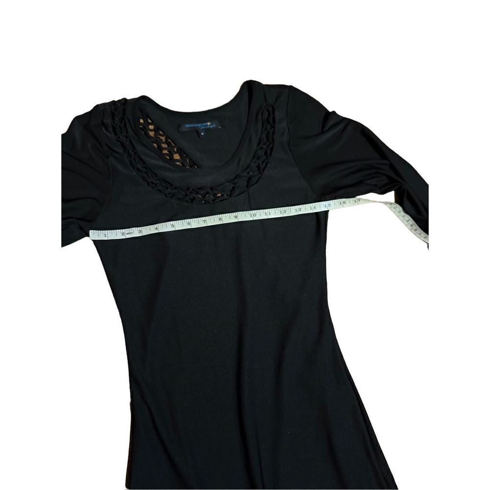 Cecilia De Bucourt x Free People Black Tie Knot Lace Maxi Dress sz M - Picture 8 of 14